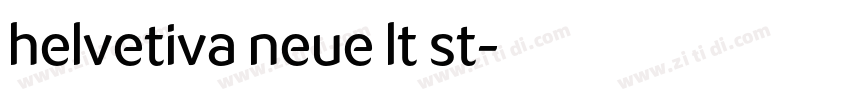 helvetiva neue lt st字体转换